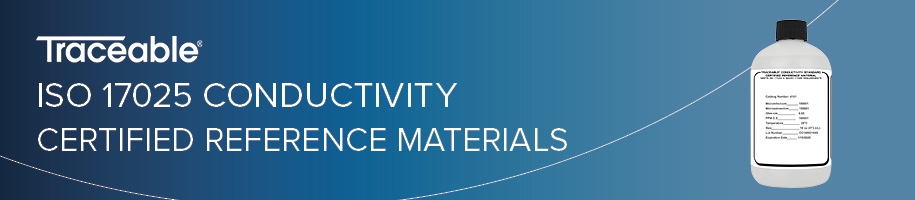 ISO 17025 Conductivity Calibration Standards