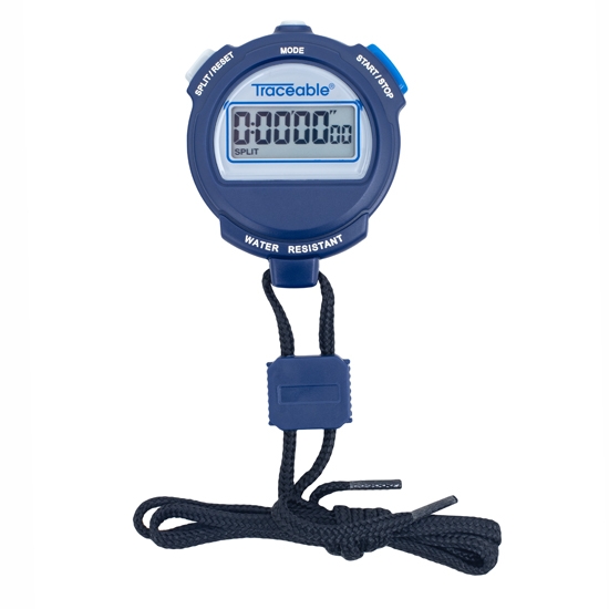 TACEABLE STOPWATCH JUMBO DIGIT NIST 3X2: +/-0.001% Accuacy