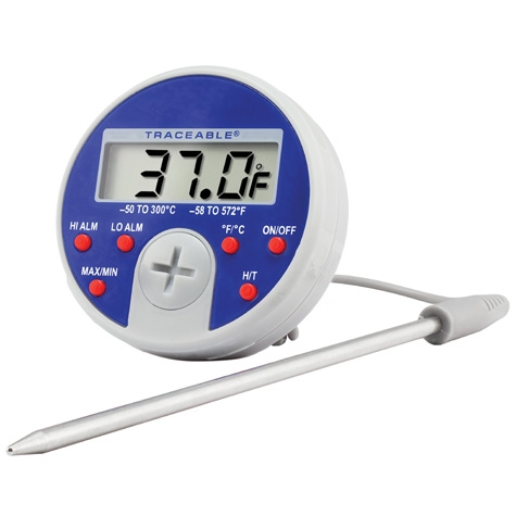 Control Company 4370 Traceable® Waterproof Food Piercing Thermometer - T3560