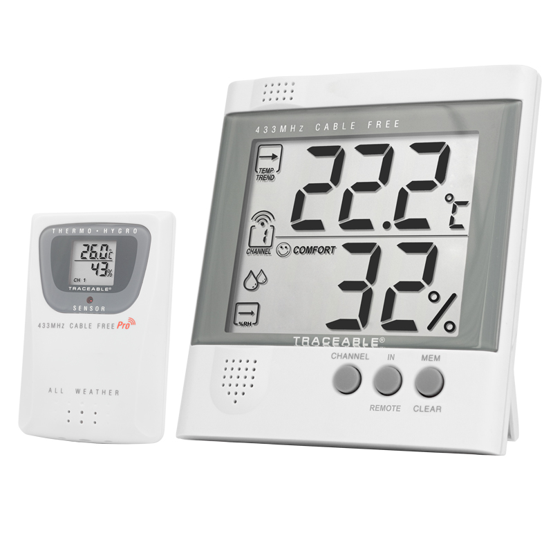 Fisherbrand Thermometer / Clock / Humidity Monitor Therm/Clock/Humidity