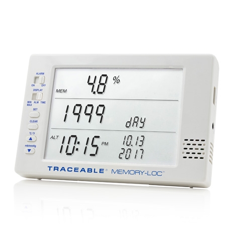 Traceable® Memory-Loc™ Datalogging Barometer