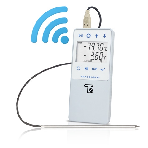 Traceable® Temperature/Humidity Bluetooth Data Logger compatible with  TraceableGO™ App and TraceableLIVE® Cloud