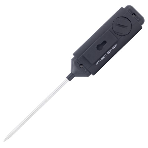 HUBERT® Black Plastic Digital Probe Pocket Thermistor Thermometer