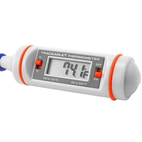 Fisherbrand™ Traceable™ wasserdichtes Lebensmittelthermometer mit