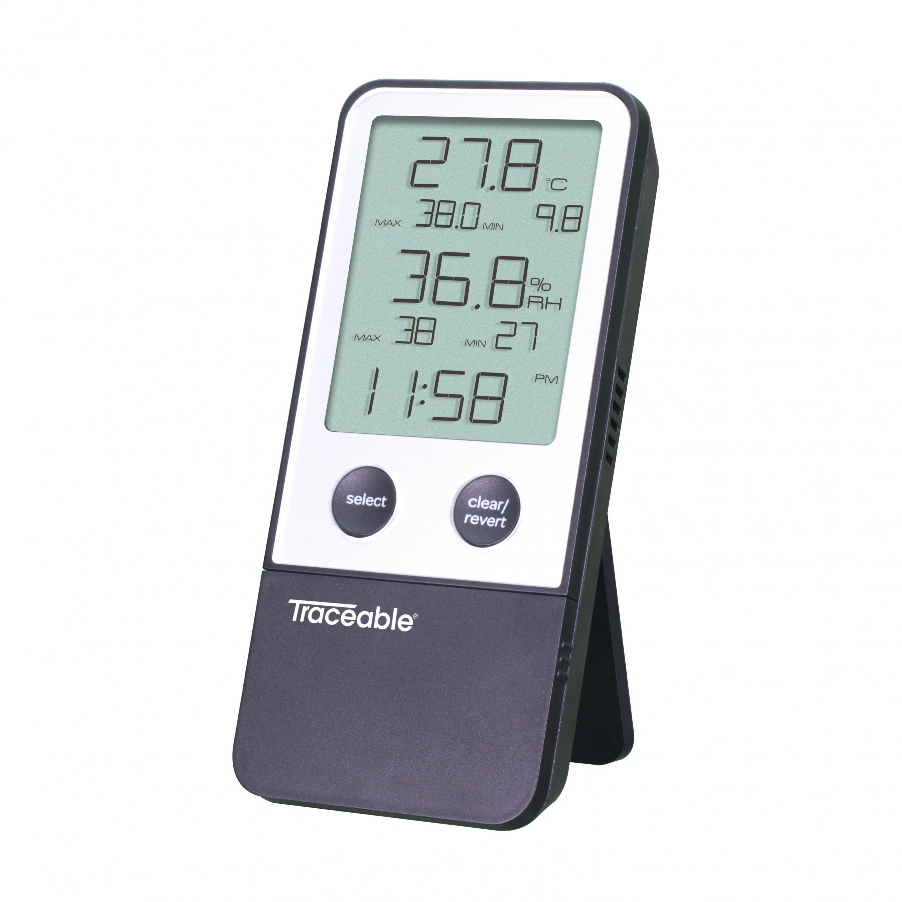 6550 Traceable Thermohygrometer with Clock