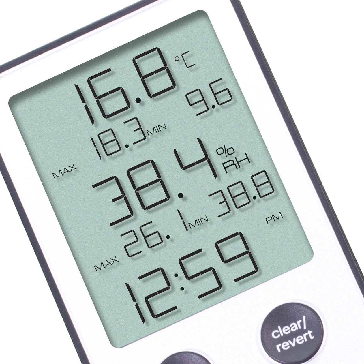 6550 Traceable Thermohygrometer with Clock