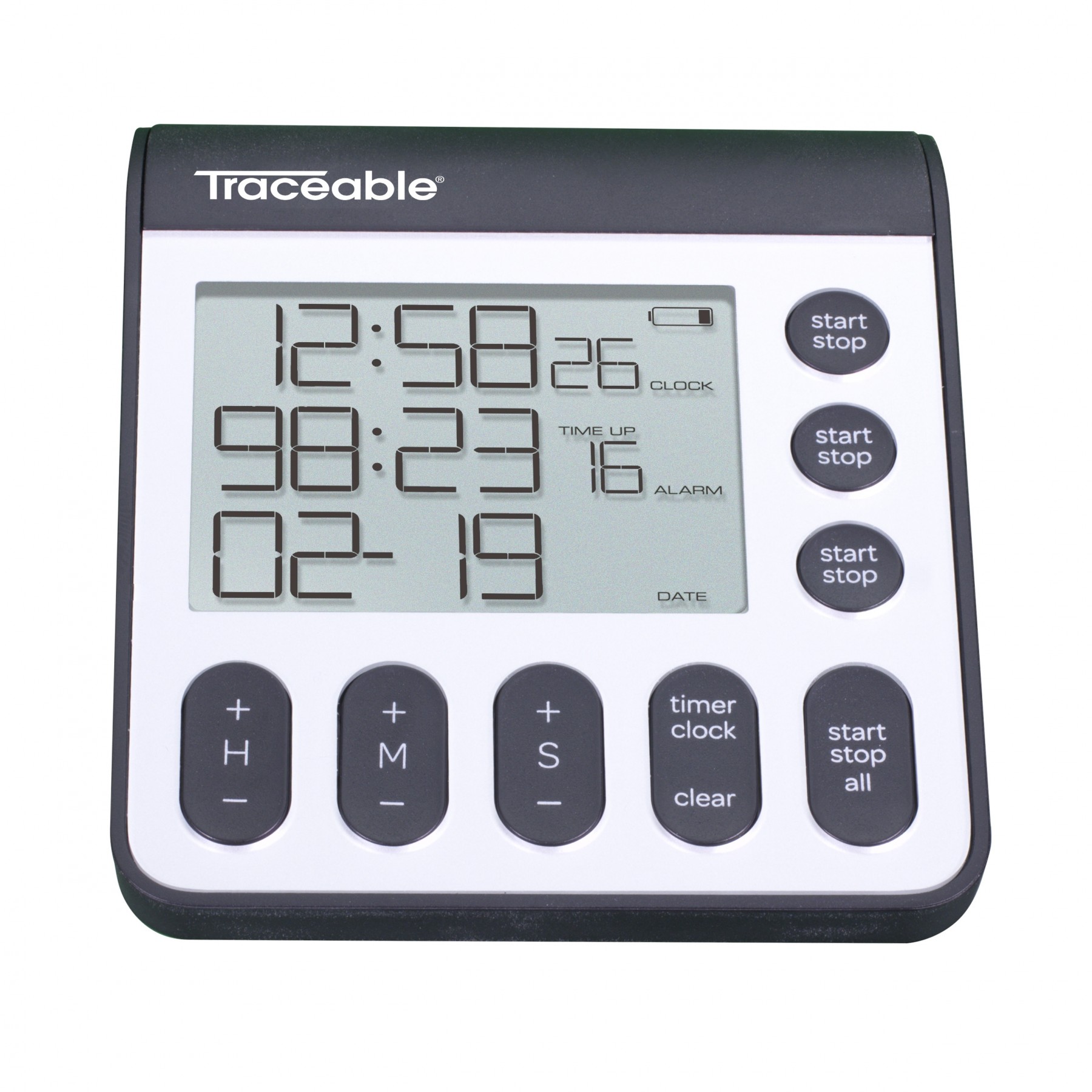 Traceable® Triple-Display Clock/Timer with Calibration