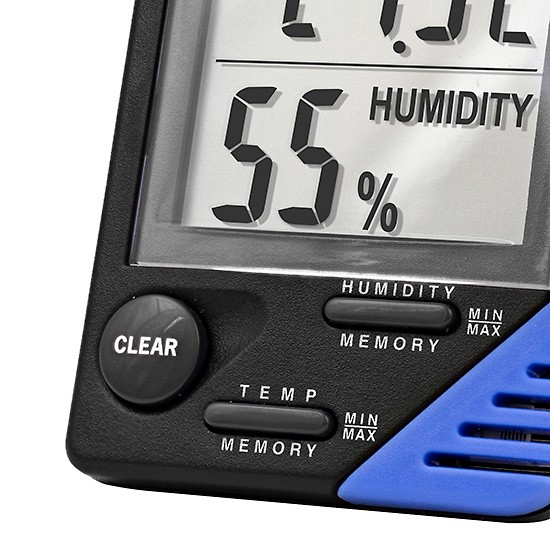 6418 Traceable Precision Thermometer/Clock/Humidity Monitor with Graph