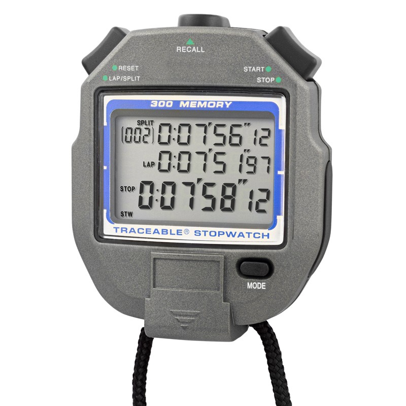 300-Memory Traceable Stopwatch