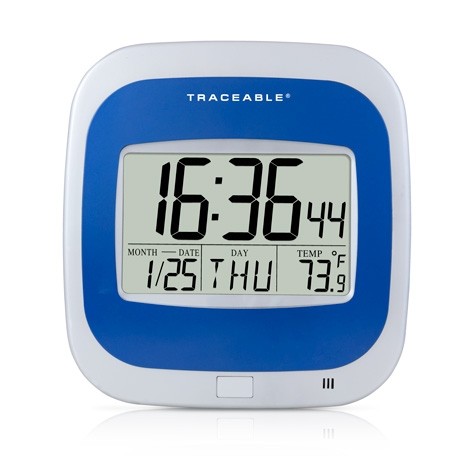 Calendar Thermometer Traceable® Clock
