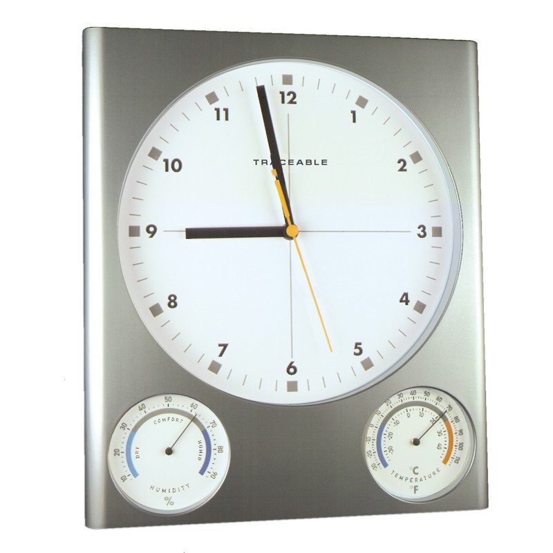 Clock With Temperature And Humidity display For Lab