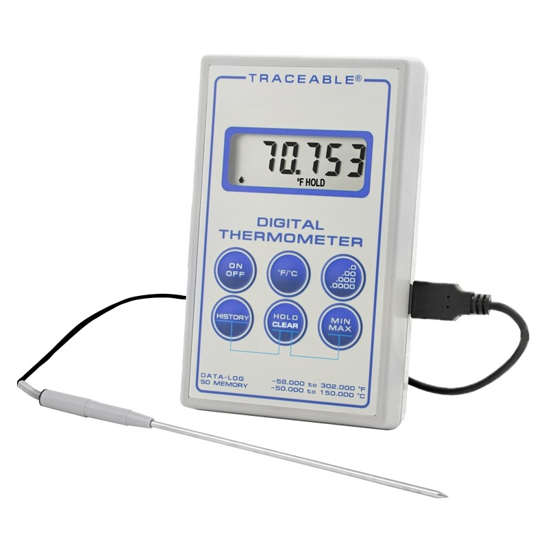 Digital LCD Thermometer with Electronic Display for Environmental  Temperature Measurement