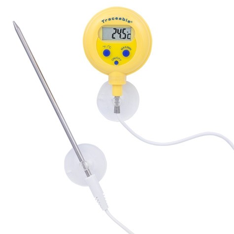 Analog Thermometer, -40 Degrees to 140 Degrees F for Wall or Desk Use