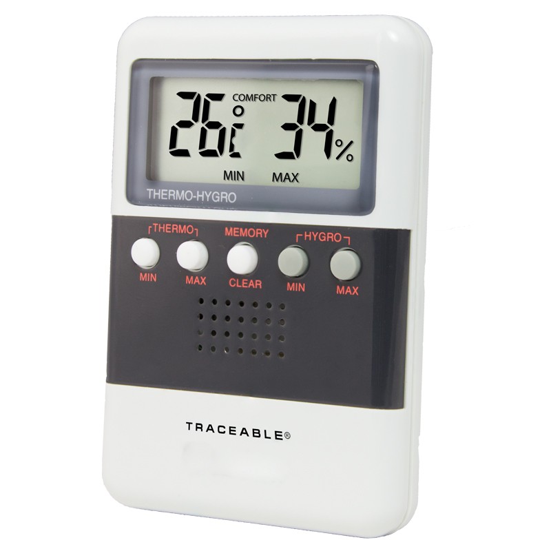 Digital humidity and temperature monitor