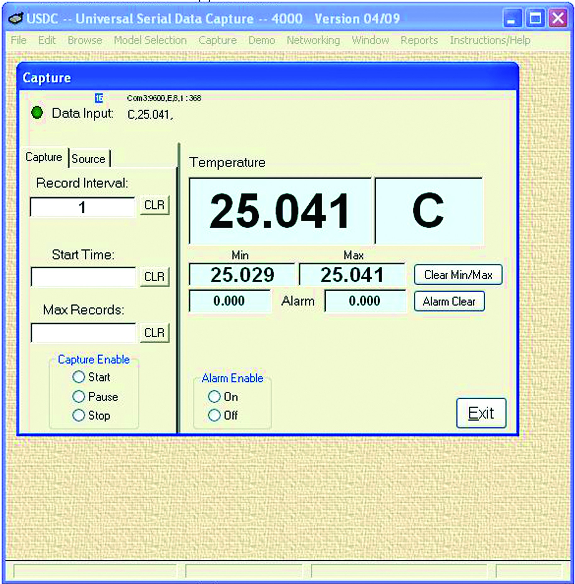 6531 Computer Data Acquisition System with USB Cable