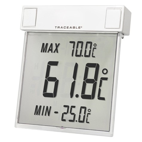 Big-Digit See-Thru   Traceable Thermometer