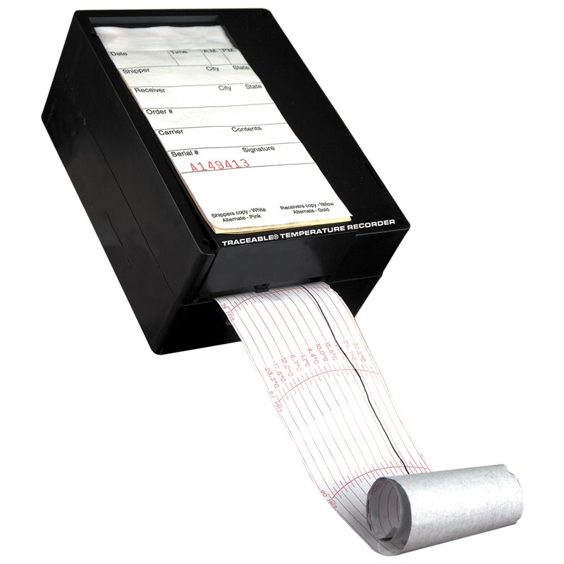 Disposable Traceable Temperature Strip-Chart  40 Day Recorder *DISCONTINUED*