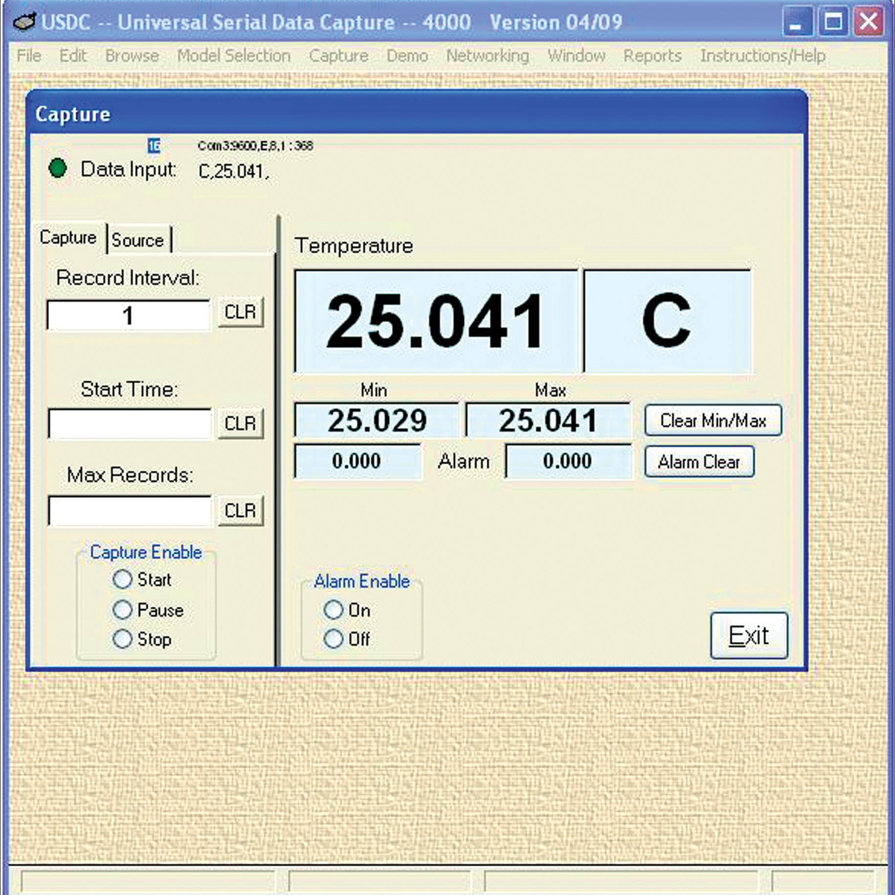 4237 Computer Data Acquisition System with USB Cable *DISCONTINUED*