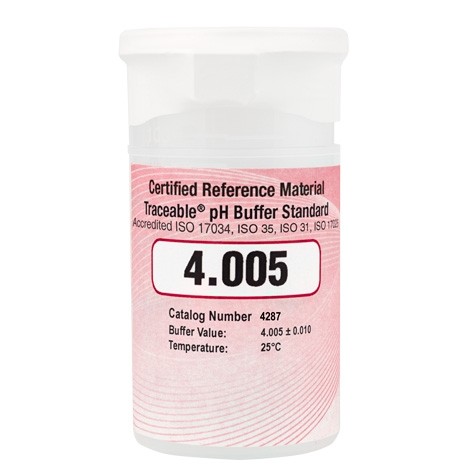 4287 Traceable One-Shot 4.005 pH Buffer Standards (CRM) 6-Pack