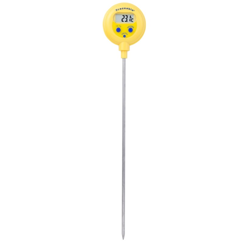 FlashCheck® Lollipop Waterproof Min/Max Digital Thermometer w/105mm Probe,  Model 11036 - DeltaTrak