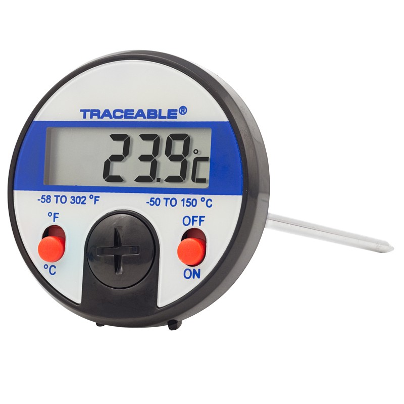 MEASUREMAN Refrigerator Thermometer 70mm Dial Size, Heavy Duty 304