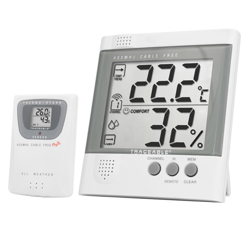 Humidity Radio Signal Remote Traceable  Thermometer *DISCONTINUED*