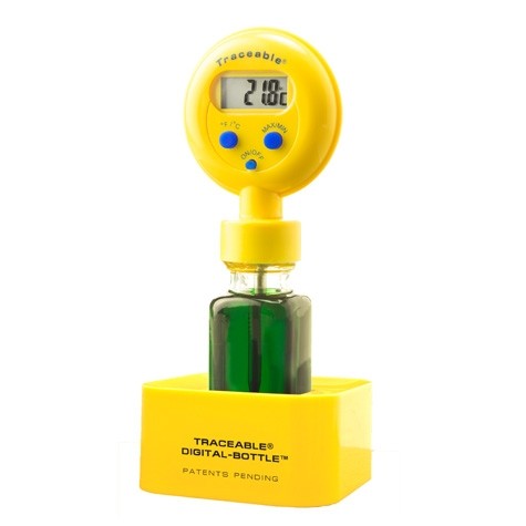 Digital-Bottle Refrigerator/Freezer Traceable Thermometer