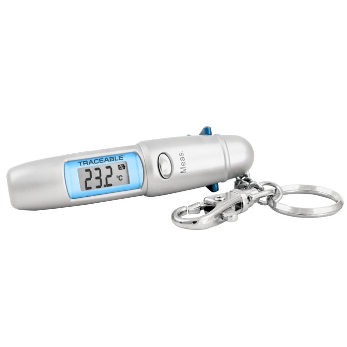 Digital Thermometer with Carabiner Clip