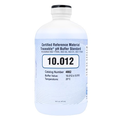 4882 Traceable® COLOR 10.012 pH Buffer Standards (CRM)