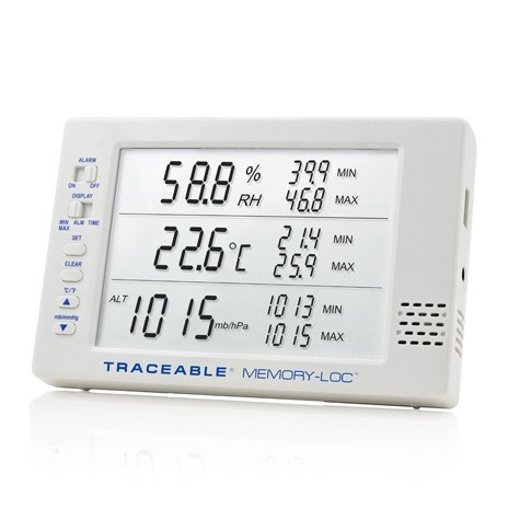 Memory-Loc  Datalogging Traceable Barometer