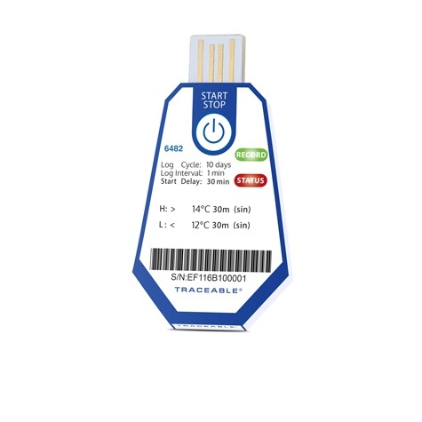 TraceableONE™ Single-Use USB Datalogger Thermometer *DISCONTINUED*