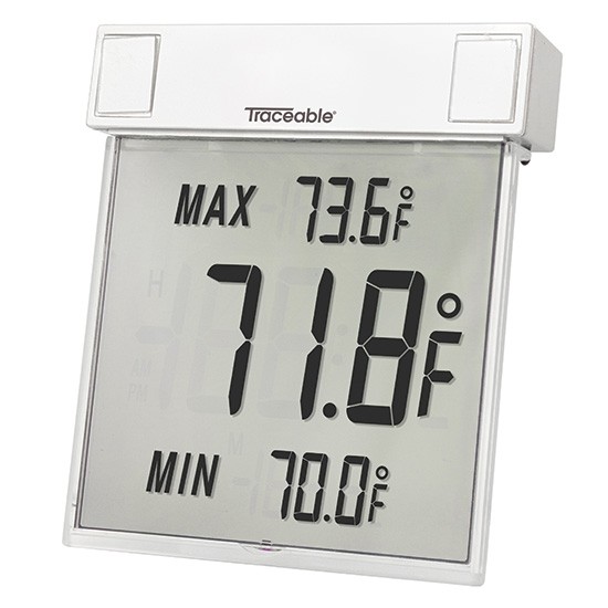 Big-Digit See-Thru   Traceable Thermometer