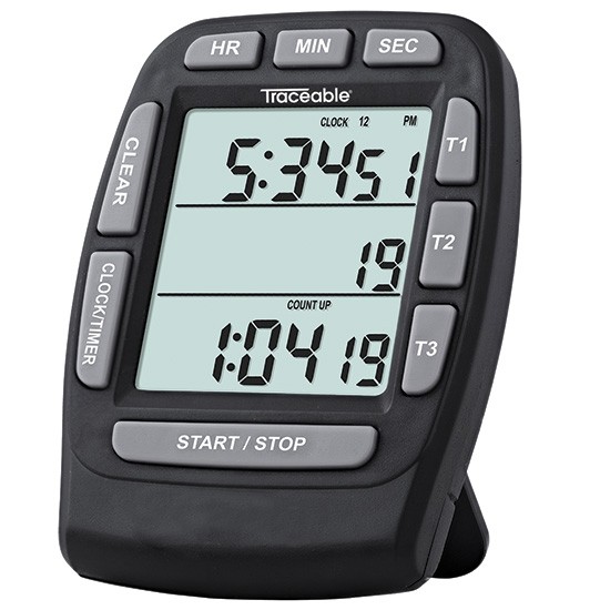Triple-Display Traceable Timer