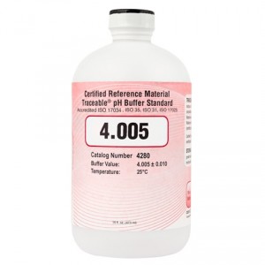 4280 Traceable® 4.005 pH Buffer Standards (CRM)