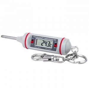 4351  Key-Chain Traceable Thermometer