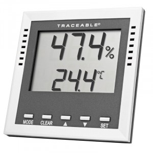 Humidity- Dew-Point-Wet-Bulb- Traceable Thermometer Alarm
