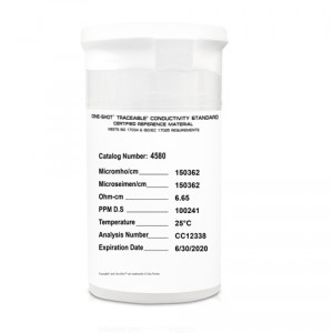 4580 ISO 17034 Traceable One-Shot Conductivity Standards (CRM)-150,000 Microsiemens