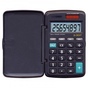 6023 Big Digit Solar-Powered Calculator