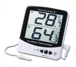 Big-Digit Memory Traceable Thermometer