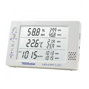 Memory-Loc  Datalogging Traceable Barometer