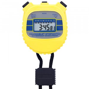 Water-Resistant/Shockproof Traceable Stopwatch