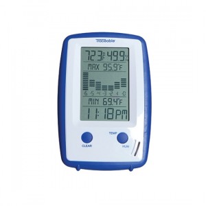 Precision Traceable Thermometer/Clock/Humidity Monitor with Graph