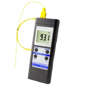 Traceable Digital Pocket Thermometer with Calibration, 302°F; 8 Long-Stem