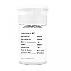 4179 ISO 17034Traceable One-Shot Conductivity Standards (CRM)-100,000 Microsiemens