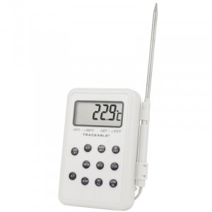 Memory/Water-Resistant Traceable Thermometer