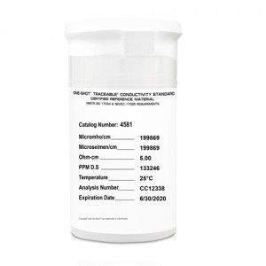 4581 ISO 17034 Traceable One-Shot Conductivity Standards (CRM)-200,000 Microsiemens