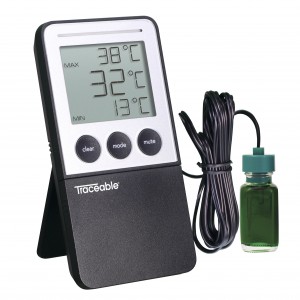 Traceable Fridge/Freezer Digital Thermometer with Bottle Probe
