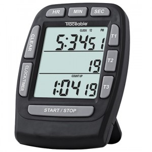 Triple-Display Traceable Timer