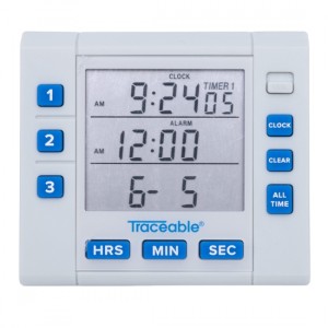 Three Channel Traceable Alarm Timer