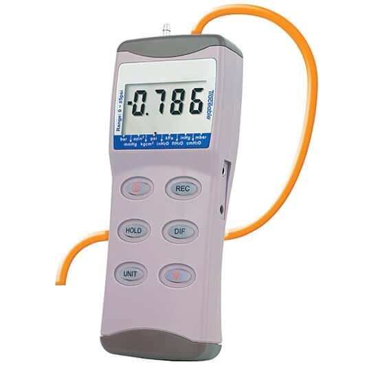 Digital Manometer; ±5 psi